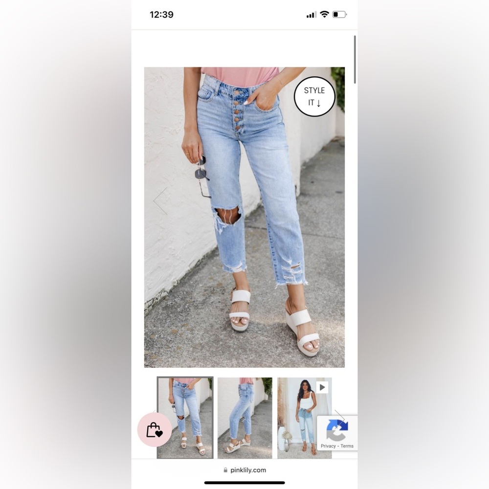 Pink Lily Jeans